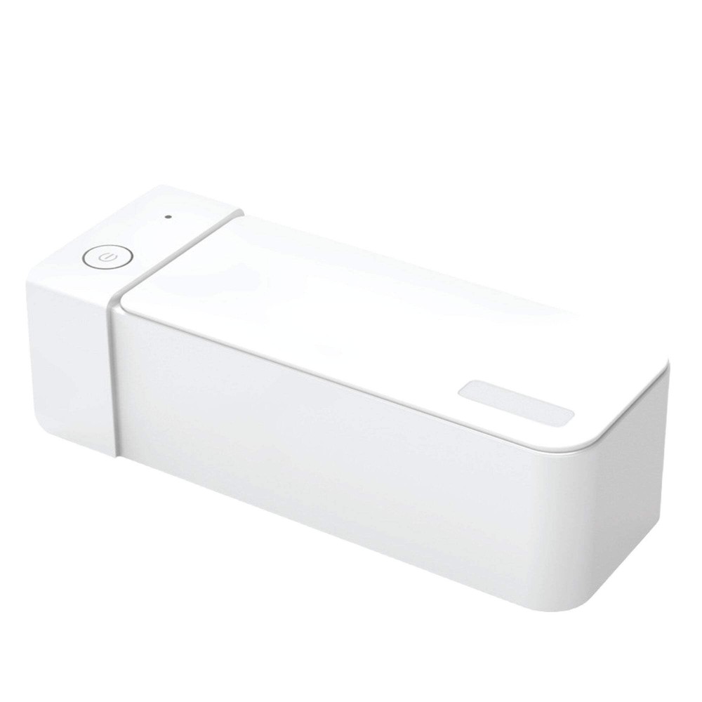 NNEDSZ 600ml Ultrasonic Jewellery Cleaner Mini White - Portable Personal Sonic B