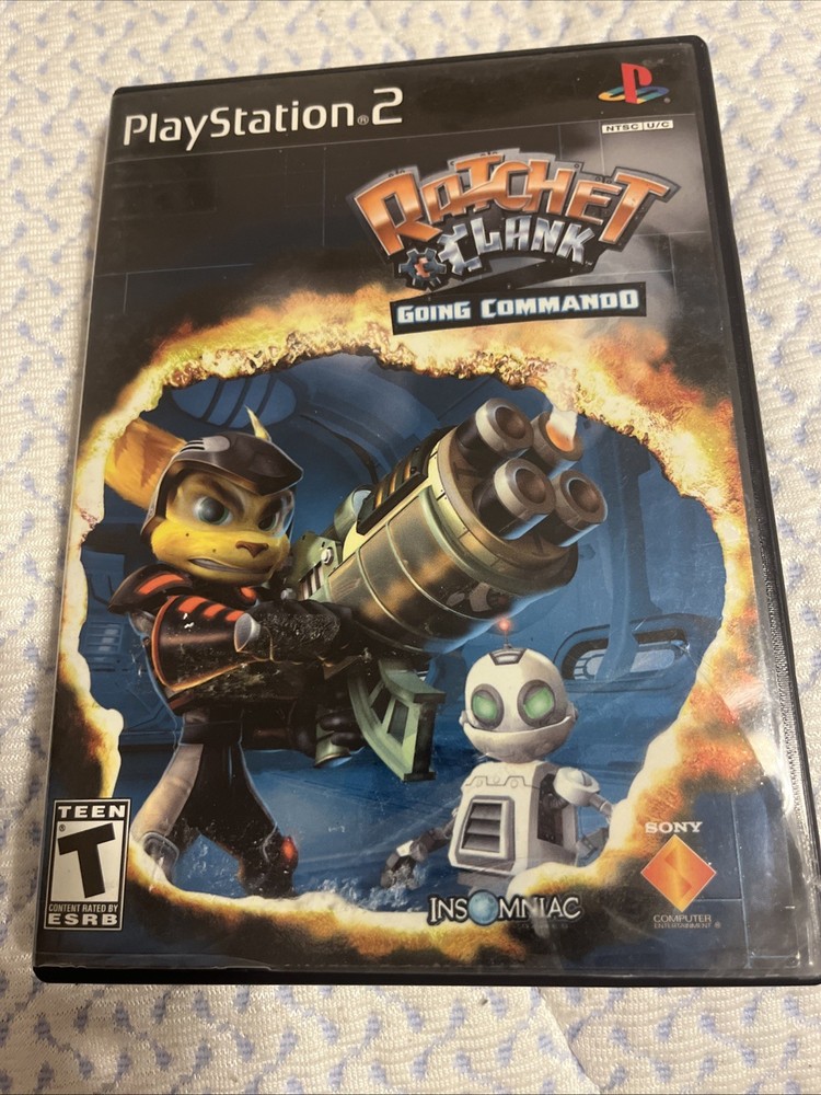 Ratchet & Clank: Going Commando (Sony PlayStation 2, 2003) UNTESTED!!!