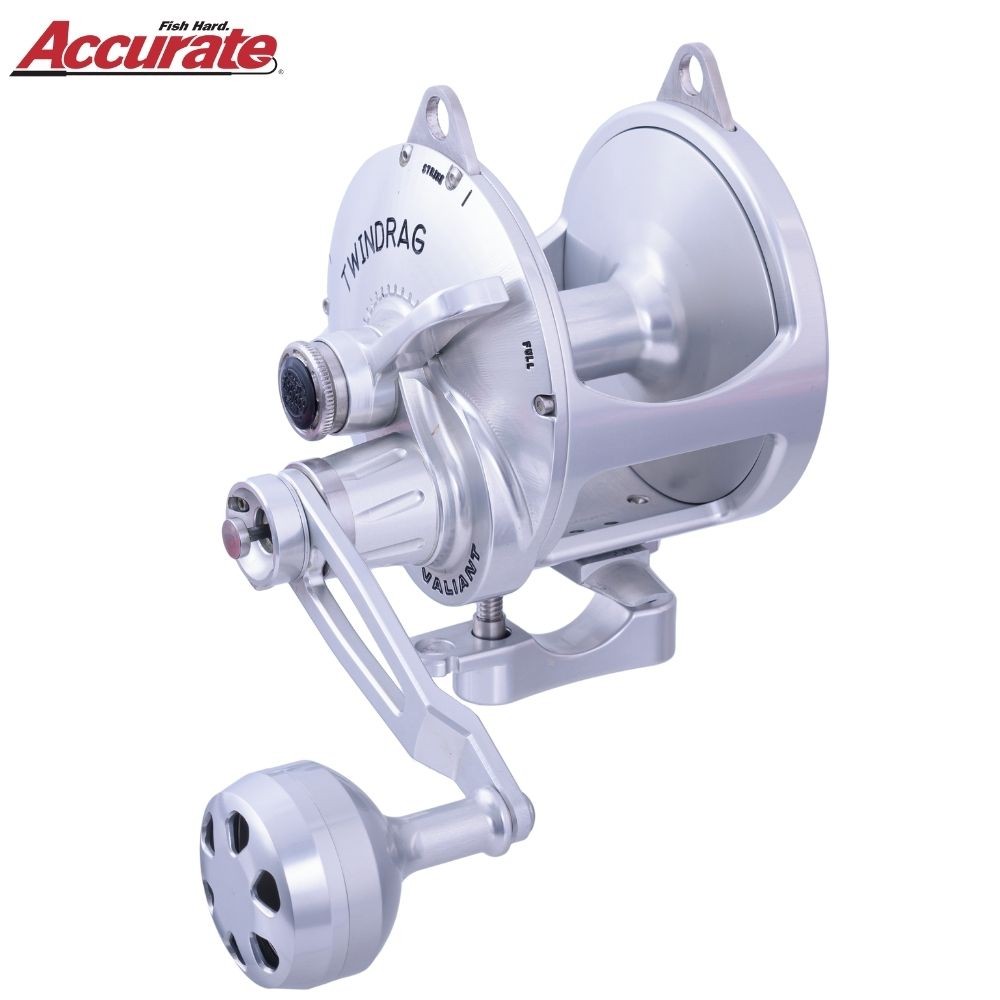 ACCURATE Conventional Twin Drag 2-Speed Righthanded Reel BOSS VALIANT BV2-1000-S-image