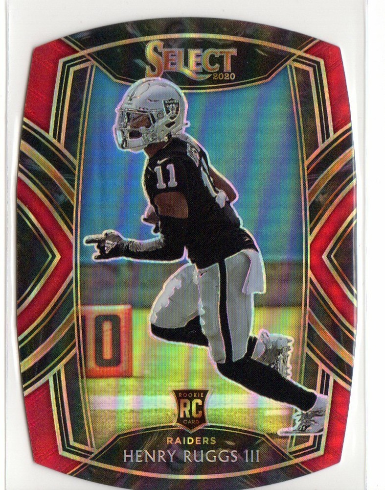Henry Ruggs Iii 2020 Select Club Level Red Prizm Die Cut Rc #258  (Id 2299)