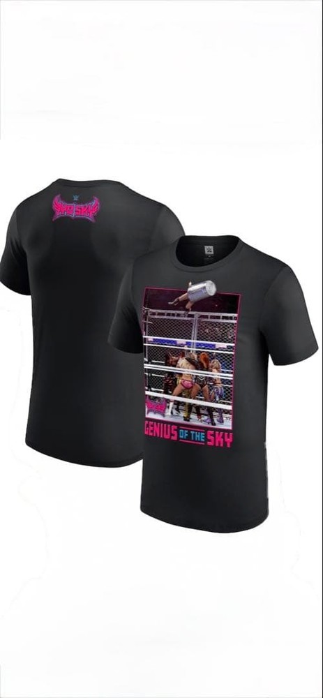 WWE Iyo Sky T-Shirt L Size Hologram Unopened Pro Wrestling Stardom