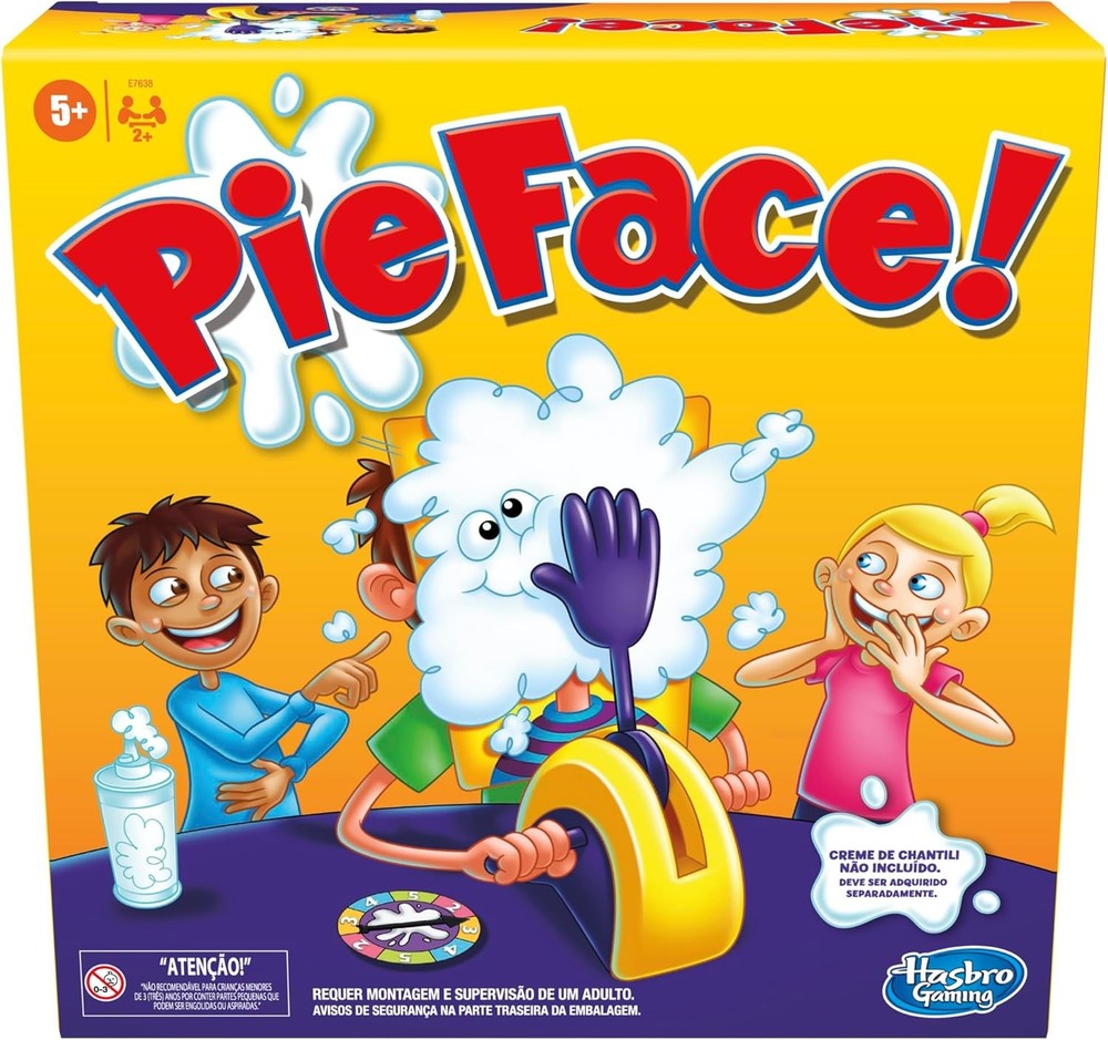 Pie Face Game Whipped Cream Family