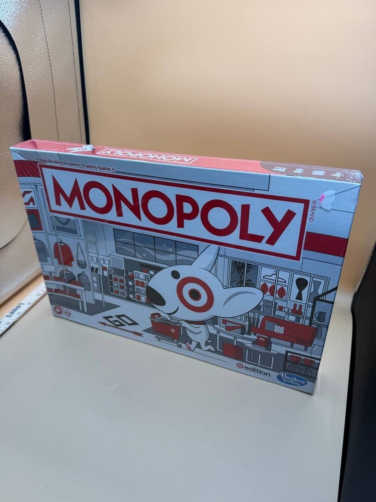 Hasbro Monopoly Game: Target Edition Board Game Sealed Bull Terrier Bullseye NEW