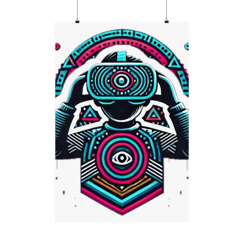 Holo Vision Matte Vertical Wall Art Prints for Unique Room Decor  
