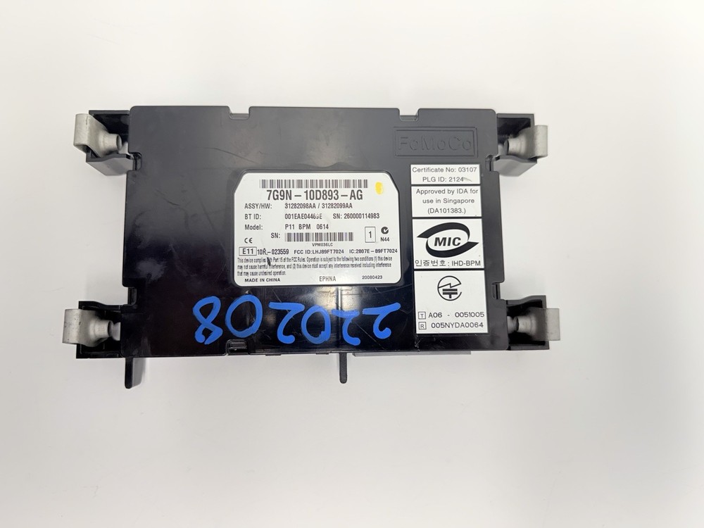 2009-2015 Jaguar XF Bluetooth Phone Communication Control Module OEM