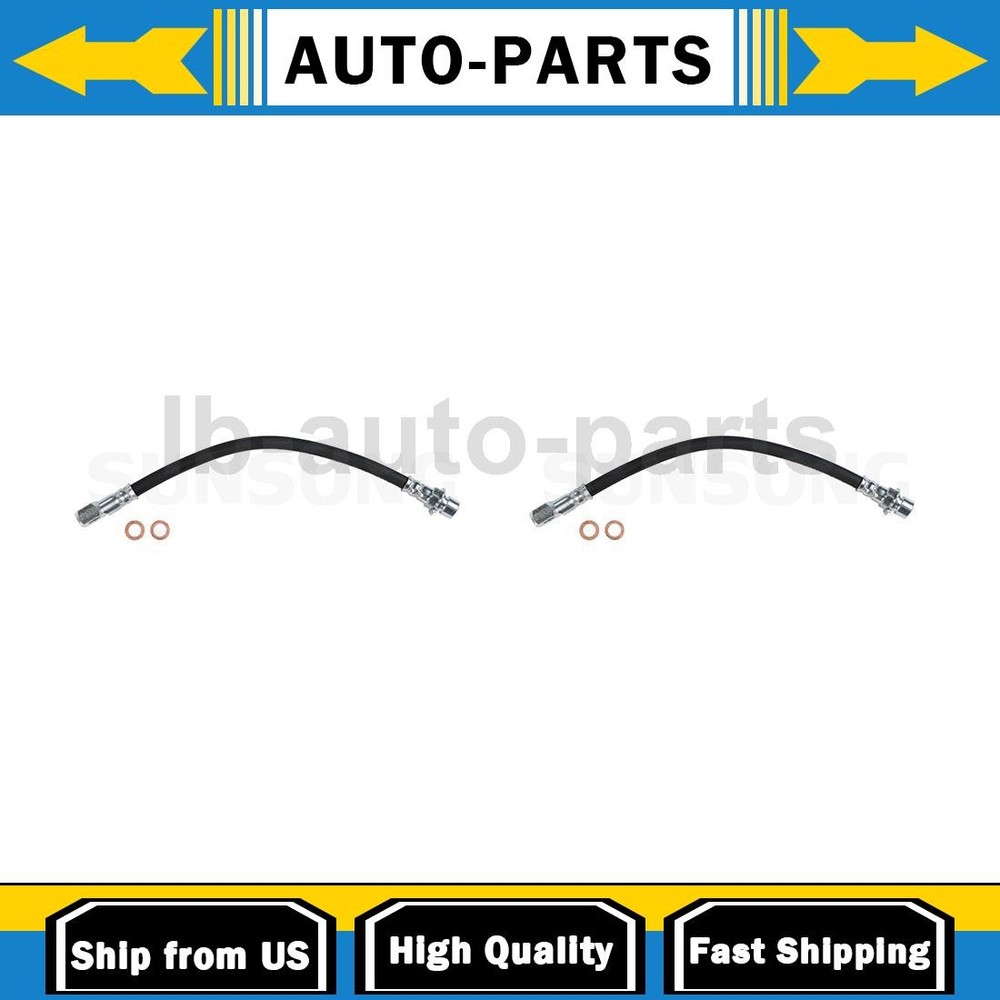 Sunsong Brake Hose Line Front 2x For Chevrolet Astro 4.3L RWD 2000-2002