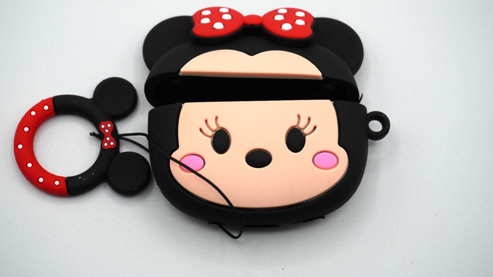 Minnie Mouse 3D Silicone Shockproof Case for AirPods Pro 1 2 3 Gen
