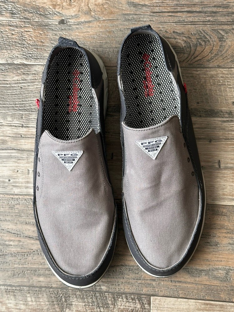 Columbia PFG Men’s Bahama Vent Relaxed Dock Shoes Gray Fishing Sneakers Size 15