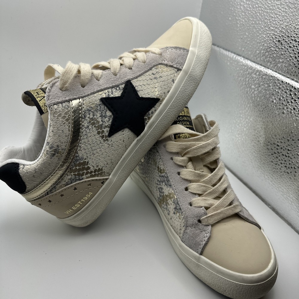 Vintage Havana Gadol Star Sneakers Women’s Size 6 Beige Snake High Top X2 Laces