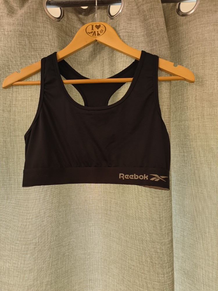 Reebok Sports Bra Performance Underwear New Without Tags Black Size Large