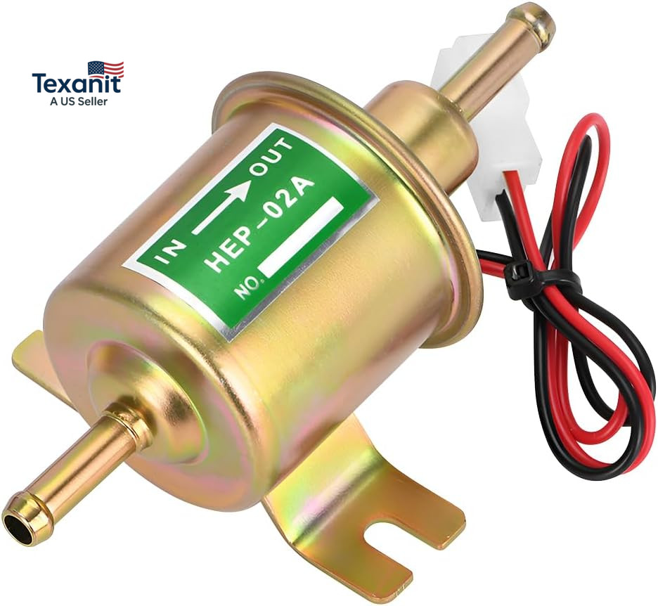 Electric Fuel Pump, 12V Heavy Duty Low Pressure Fuel Transfer Pump, Universal In