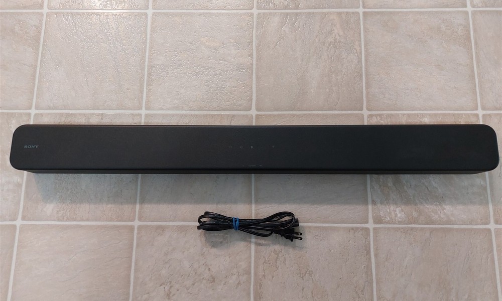 SONY HT-S100F 2.0 CHANNEL BLUETOOTH HOME STEREO SOUND BAR - NO REMOTE - TESTED