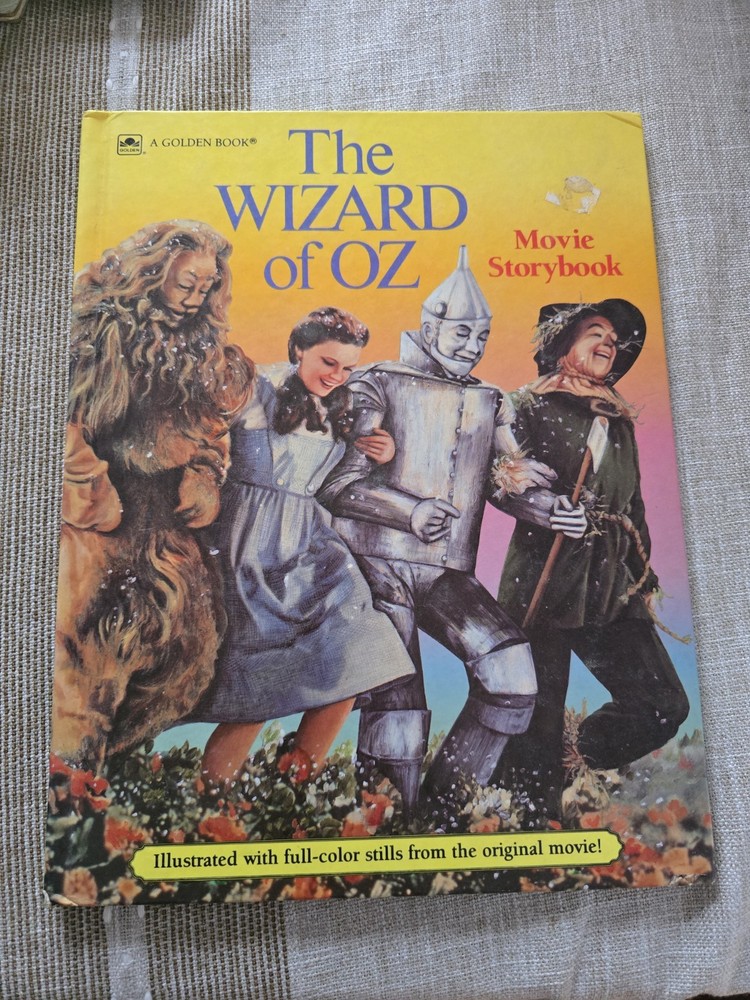 The Wizard Of Oz Movie Storybook - (A Golden Book) Jan Wahl Hardcover Good