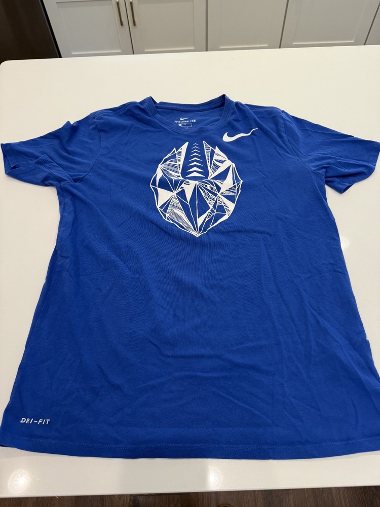 Men's Nike Blue T-Shirt - Size Large - Comfortable & Stylish