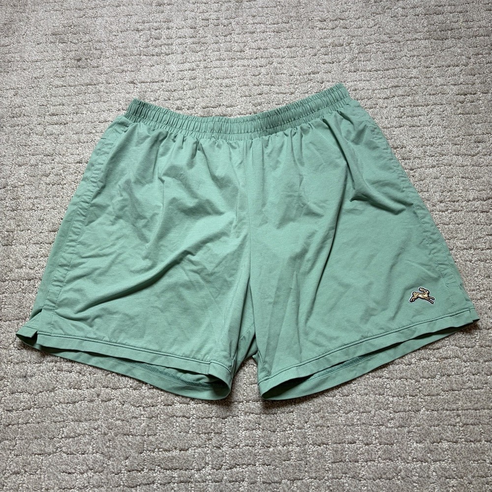 Tracksmith Mens Size Medium Lined Session Shorts Green Running Workout 5