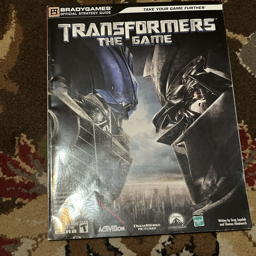 Transformers The Game Official Strategy Guide PS2 PS3 Xbox 360 PC NDS Wii