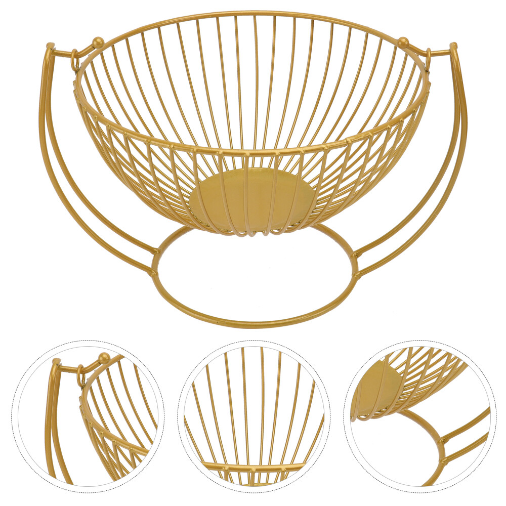 Food Fruit Tray Bread Storage Vegetable Wire Basket Snack Storage Rack