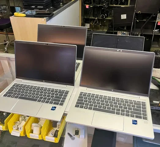 Lot of 4 HP EliteBook Laptops FOR PARTS OR REPAIR ONLY – READ DESCRIPTION CAREFU