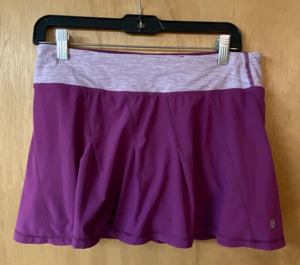 LuLulemon Pleated Tennis Skort Skirt Women's Purple Golf - Size 6