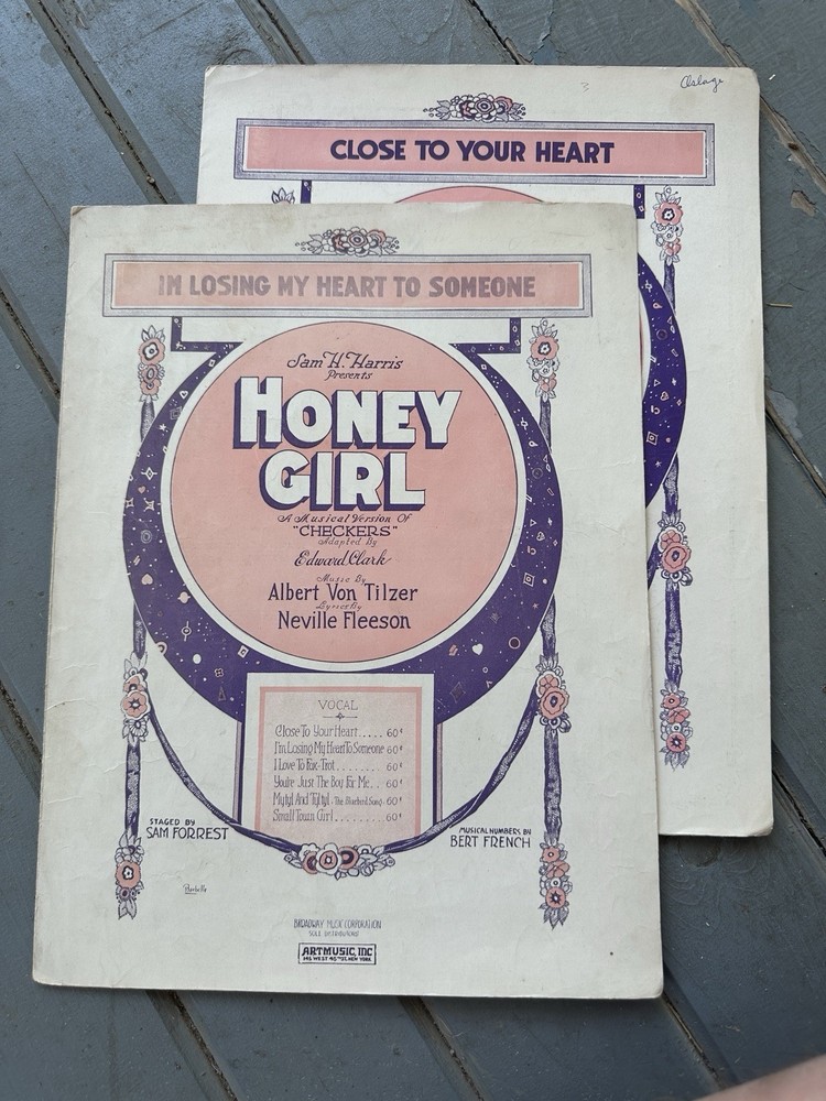C 2-pack Of Stage Musical HONEY GIRL Sheet Music