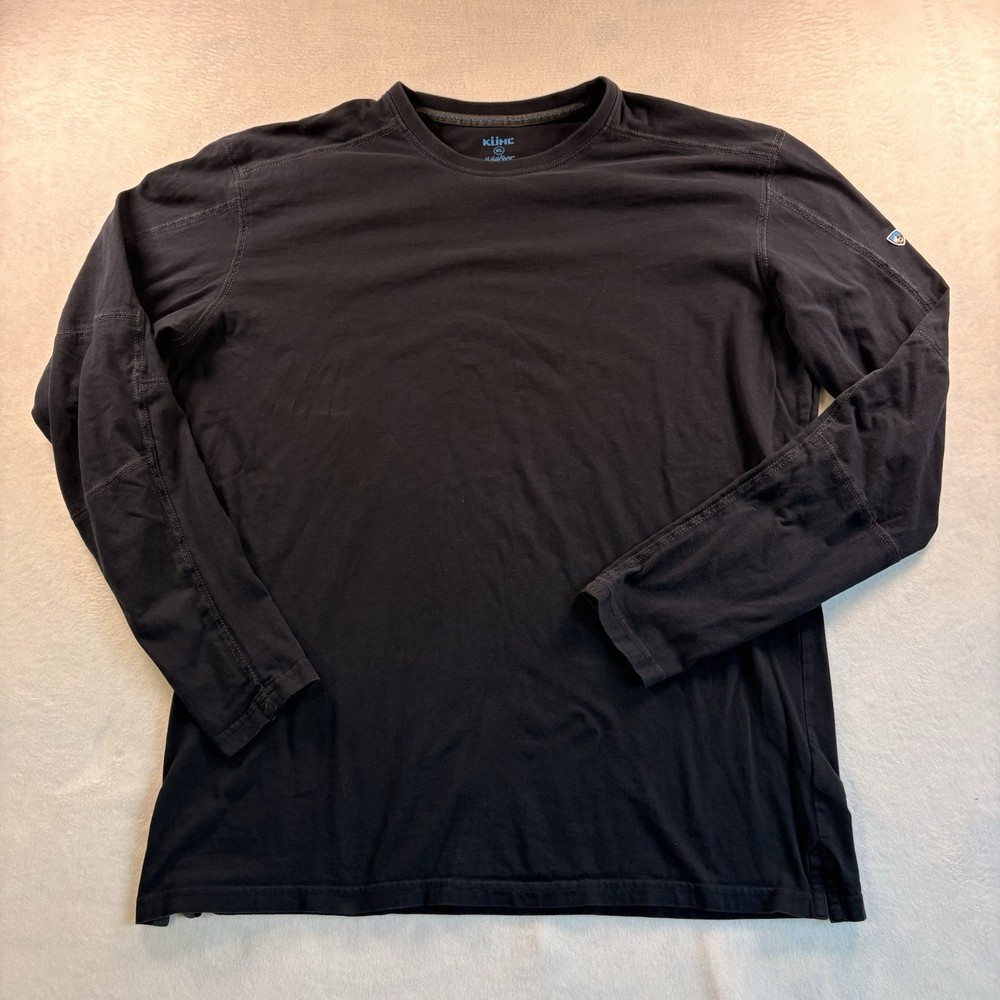Kuhl Wildfibre Long Sleeve T Shirt Men’s XL Organic Cotton Crewneck Outdoor