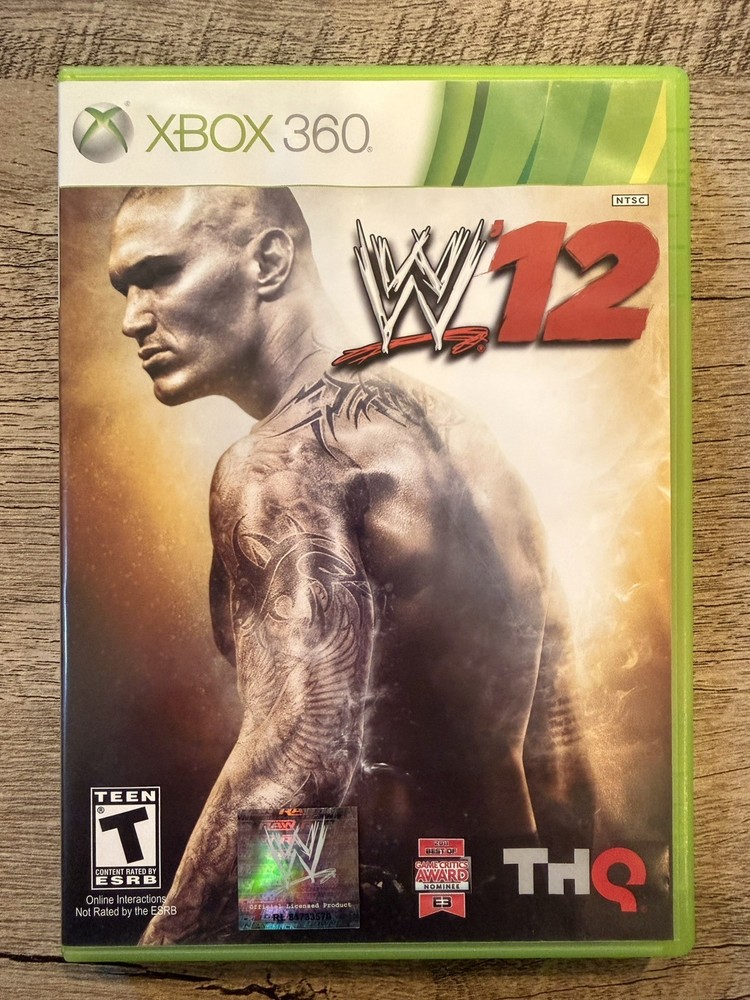 WWE '12; CIB (Microsoft Xbox 360, 2011)