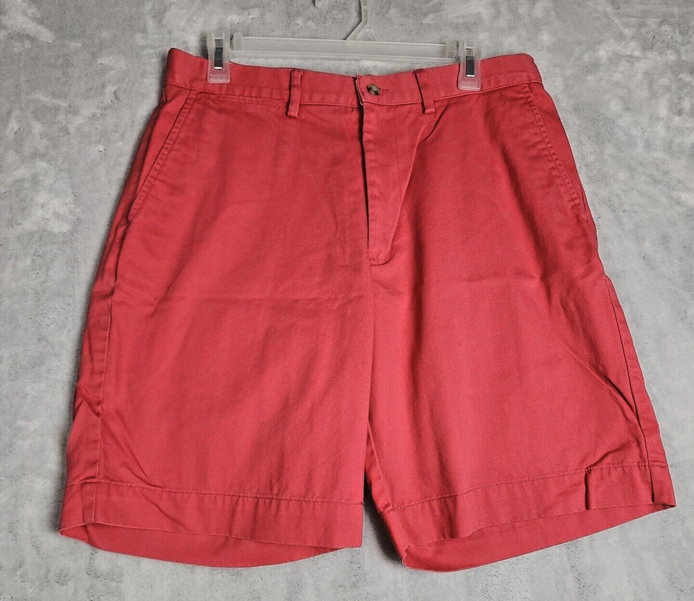 Ralph Lauren Shorts Mens 33 Classic Fit Casual Preppy Chino Cotton Salmon