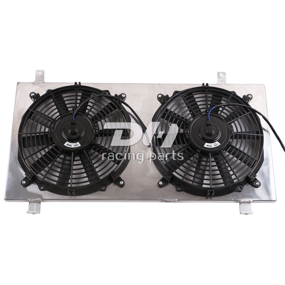 Aluminum Shroud&Slim Fans For 2002-2007 Subaru Impreza WRX STI 2.0/2.5L MT GG/GD
