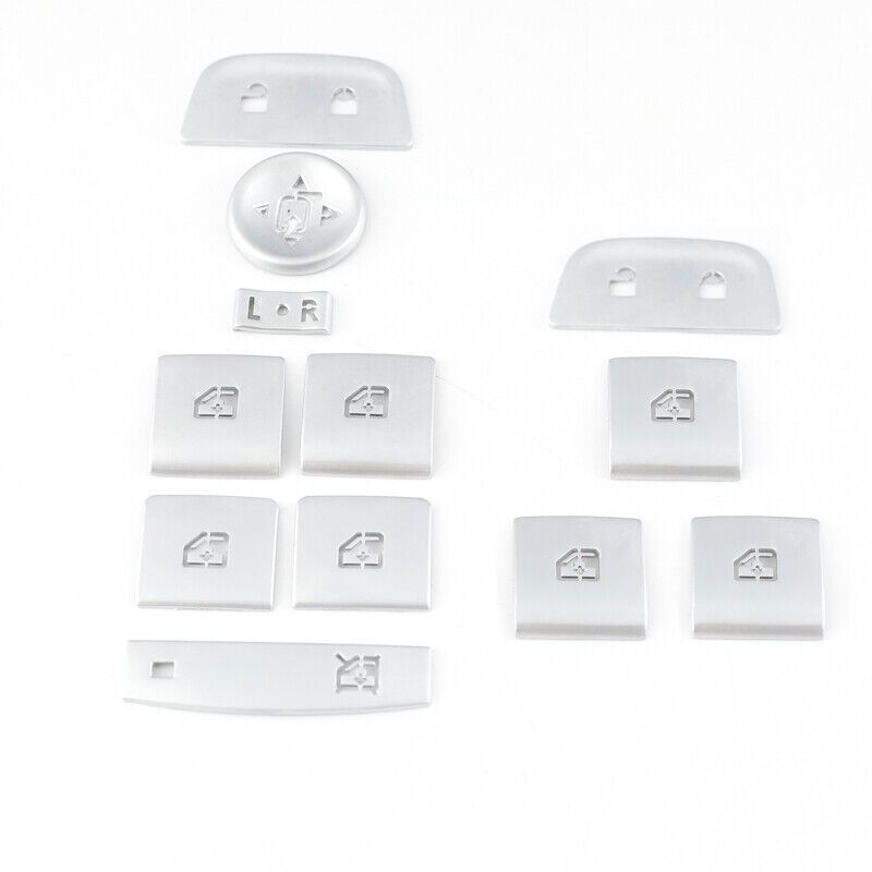 For Cadillac CT6 2016-2020 GL Alloy Silver Window Door Lock Control Decoration