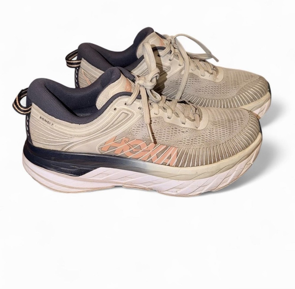 Hoka One One Bondi 7 Gray SIZE 9 Women - 1110531-LRBI