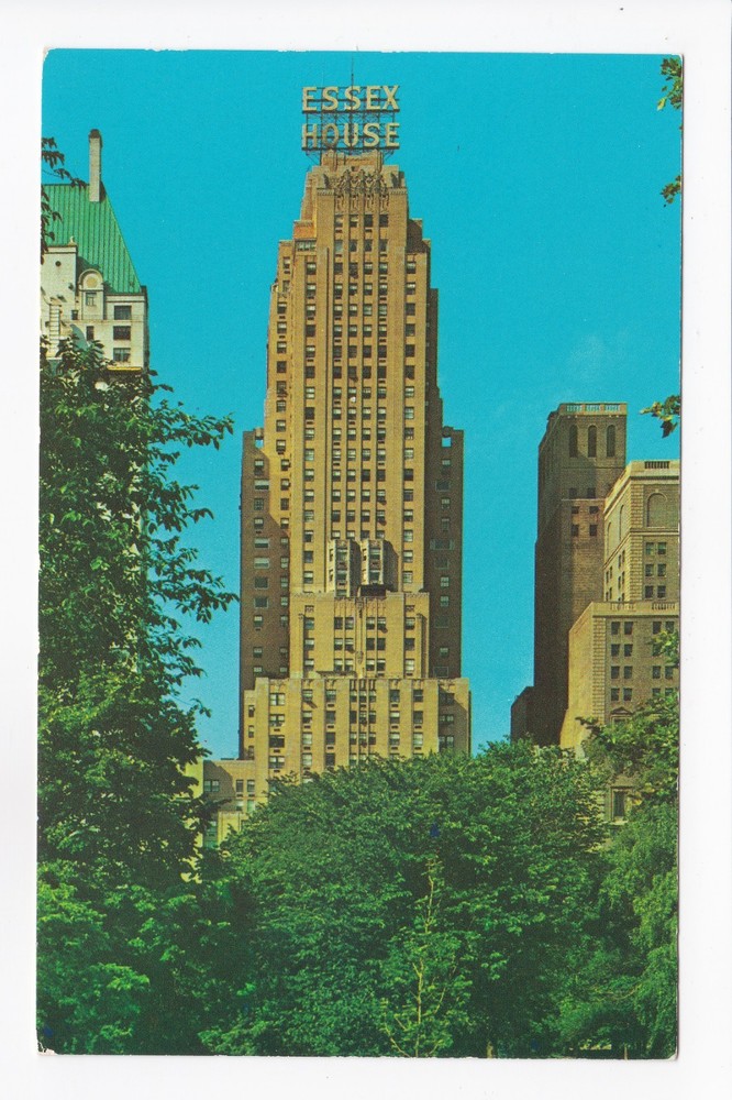 Marriott's Essex House Central Park South New York Chrome Postcard