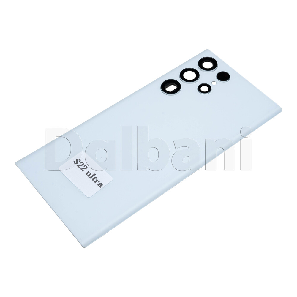 Back Glass Rear Housing Battery Cover For Samsung Galaxy S22 Ultra SM-G998 White