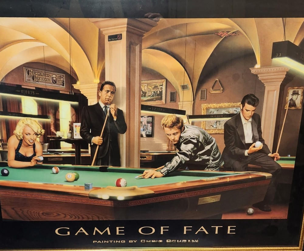 Elvis Presley James Dean Marilyn Monroe and Humphrey Bogarts  Game Of Fate