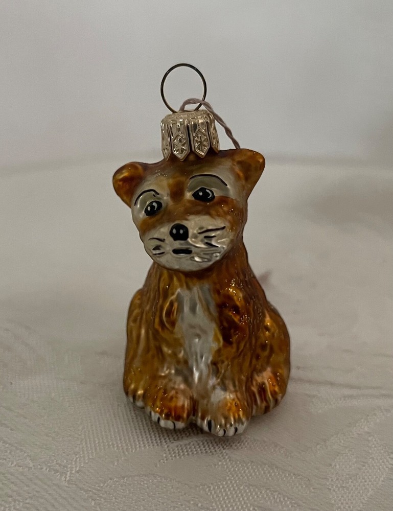 The Discovery Channel Store - MUTT / DOG Blown Glass Christmas Ornament - Poland