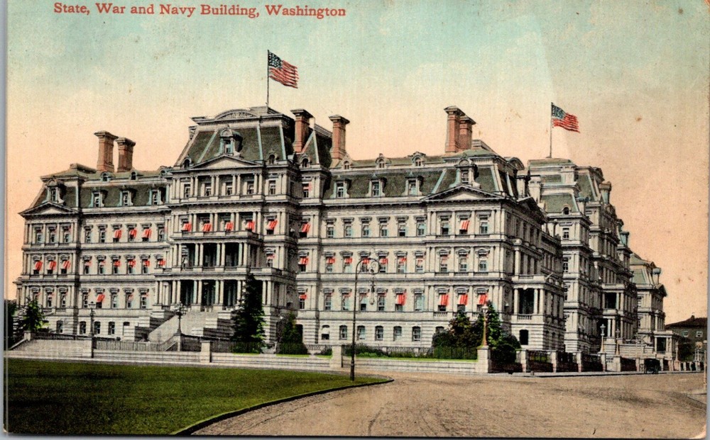 Washington DC-State War And Navy Departments, Antique, Vintage Souvenir Postcard