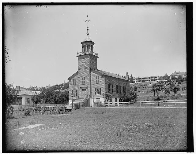 Photo:Old Mission Church, Mackinac Island