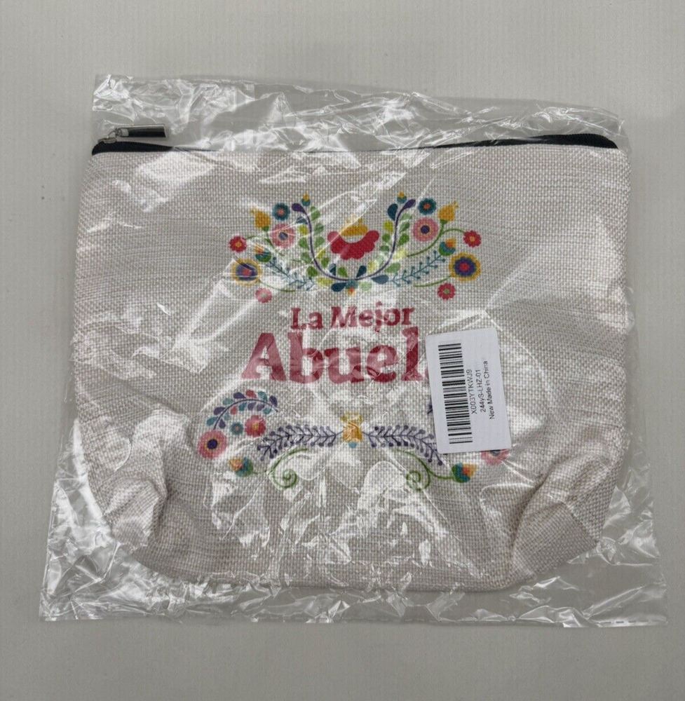 Gifts For Abuela Makeup Bag Mother's Day Birthday Gifts Cosmetic Bag *READ-image