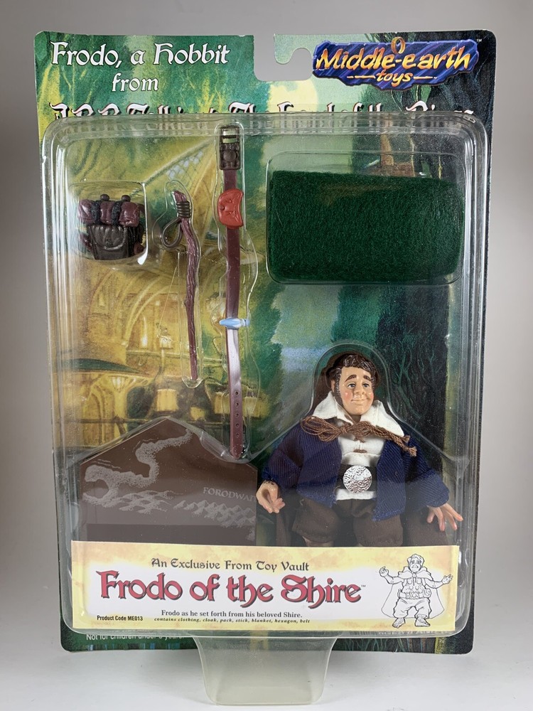 Frodo the Shire Lord of the Rings LOTR 1998 Middle Earth Toys Action Figure MOC