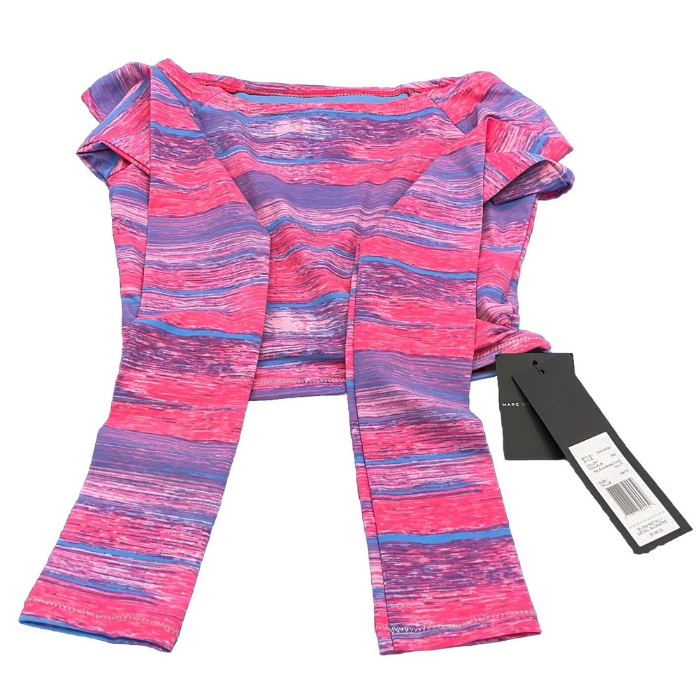 New With Tags Marc Jacobs Pale Maraschino Swim Top- Size XS/TP- Long Sleeve