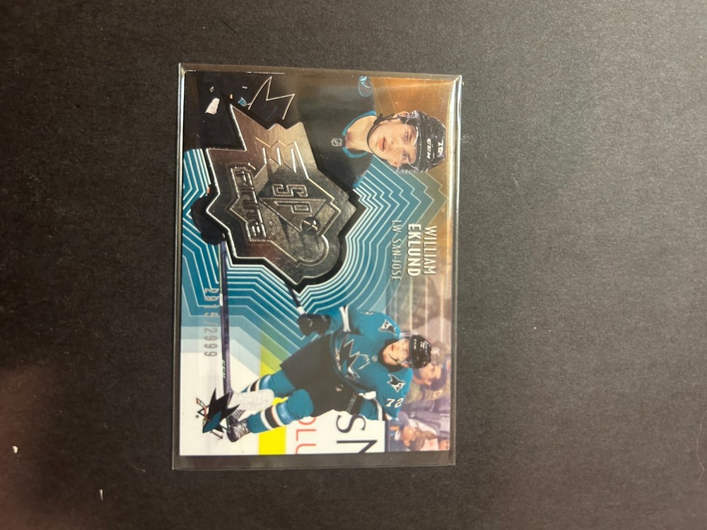 2021-22 Upper Deck Extended Series - Spx Finite William Eklund #SF-39 /2999 (RC)