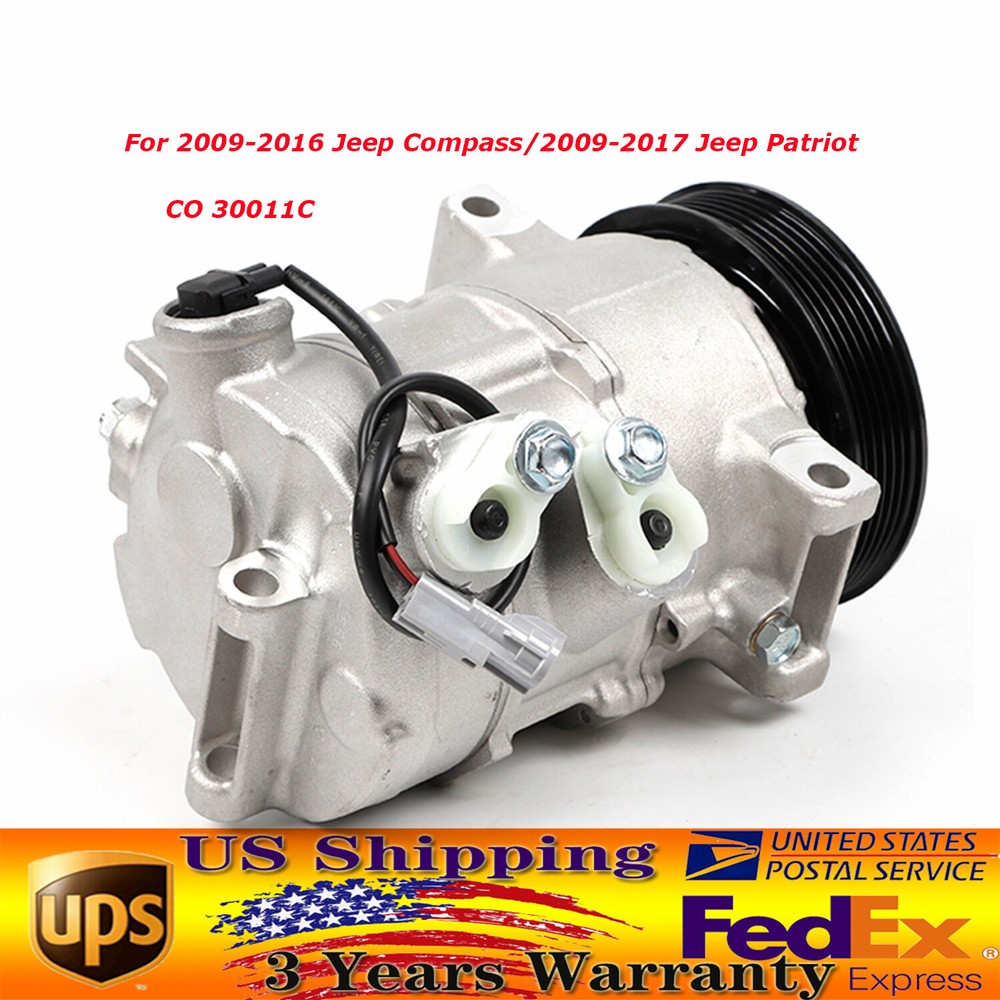 Jeep Patriot AC Compressor with Clutch 2.0L 2.4L 2009-2017-image