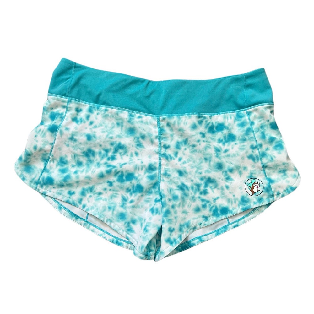 Buc-ee's Women's Blue/White Tie-Dye Athletic Shorts