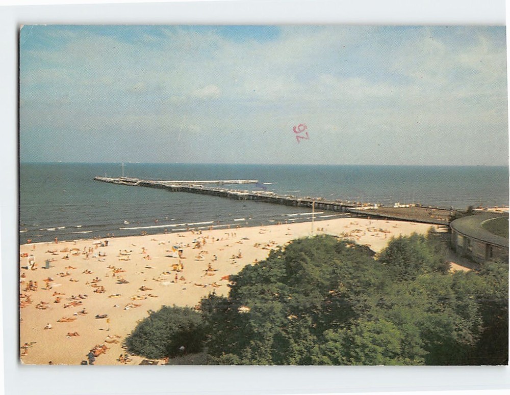 Postcard Plaza i molo Sopot Poland