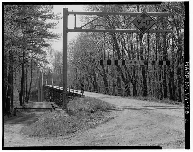 2. GENERAL VIEW CONTEXT, LOOKING NORTHEAST - Clarkton Bridge, Spanning Staunton