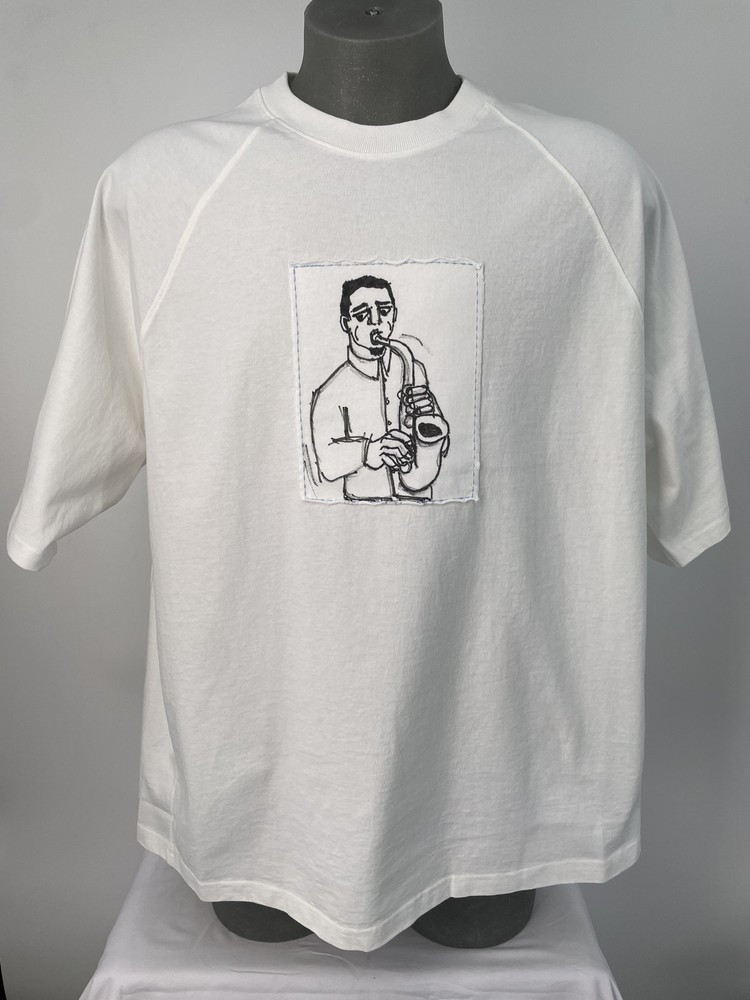 Axel Arigato Mens 2 Pack T-Shirt Black/White Size XL Alvin Armstrong Art Cotton