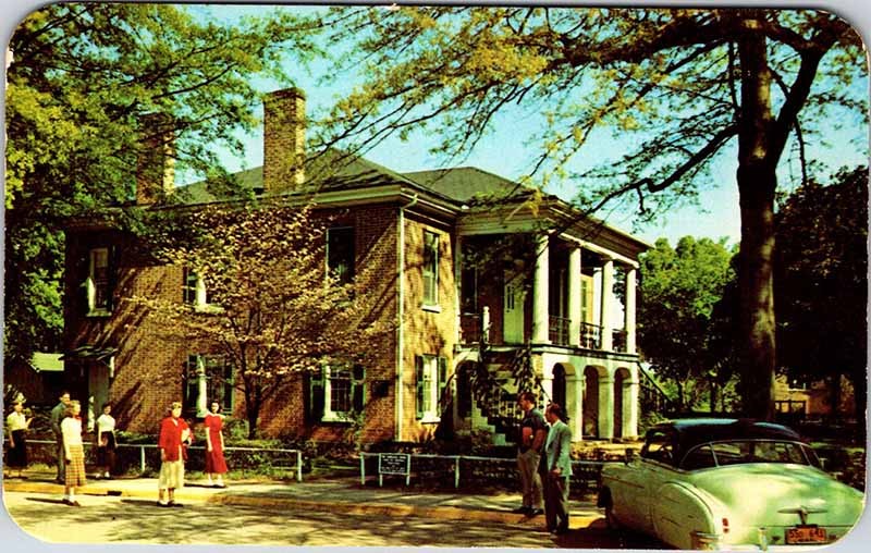 Postcard HOUSE SCENE Tuscaloosa Alabama AL m/09 AO1670