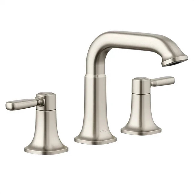 Kohler Terzet Widespread Bathroom Faucet Brushed Nickel REC34946-4D-BN - USED