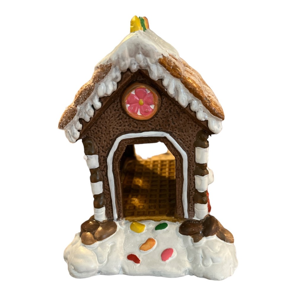 LEMAX Retired 2007 Christmas Candy Covered Bridge Sugar N Spice Table Decoration-image