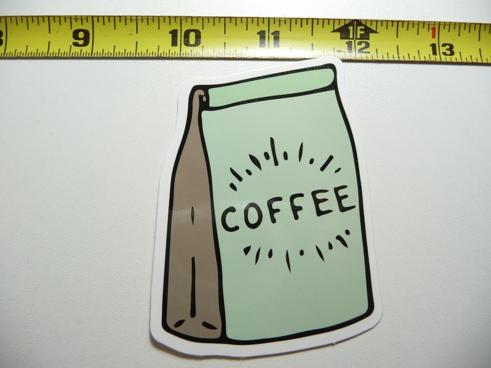 Barista Coffee Bag Decal Sticker for Cafe and Caffeine Lovers
