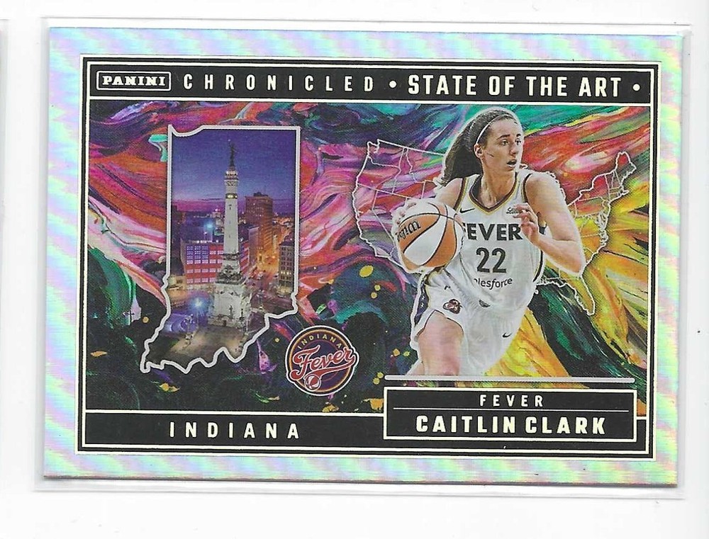 2025 Panini Caitlin Clark Chronicled - State of the Art Caitlin Clark #88 Holo
